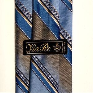 Vintage Via Re Striped Executive Tie